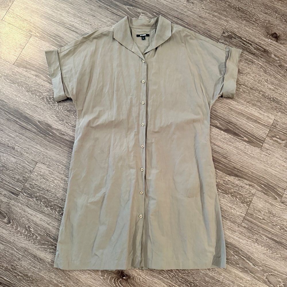 Kal Rieman Kimono Dress in Olive